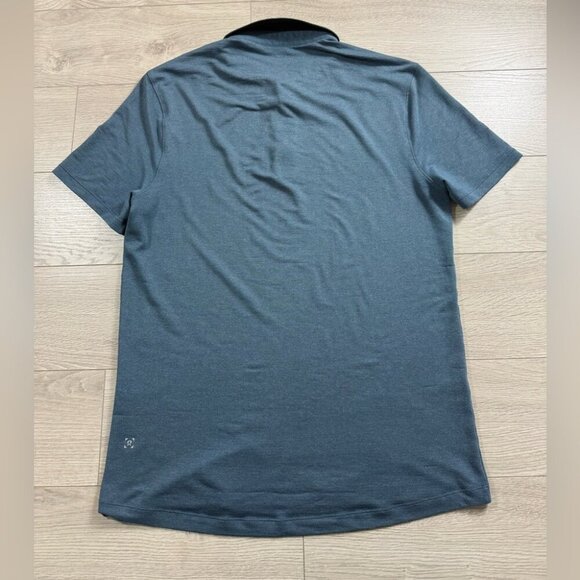 Lululemon Men's Vent Tech Blue Polo Shirt - Picture 3 of 7